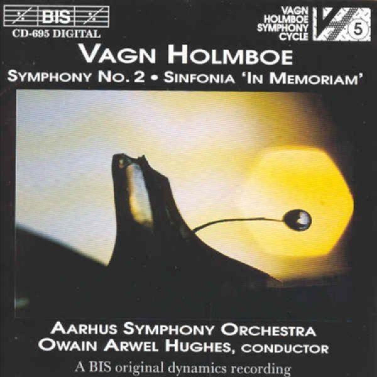 Afbeelding van Aarhus Symphony Orchestra, Owain Arwel Hughes - Holmboe: Symphony No.2, Op. 15