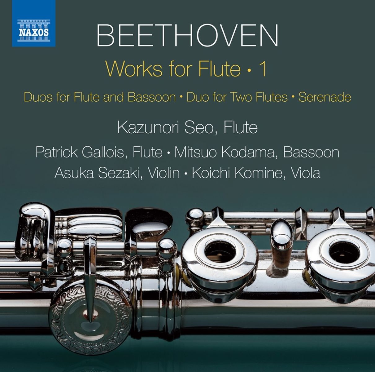 Afbeelding van Kazunori Seo, Patrick Gallois, Mitsuo Kodama, Asuka Sezaki, Koichi Komine - Beethoven: Works For Flute, Vol. 1 - Duos For Flute And Bassoo
