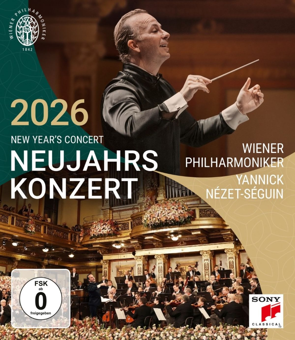 Afbeelding van Wiener Philharmoniker & Yannick Nézet-Séguin - Neujahrskonzert 2026 / New Year's Concert 2026