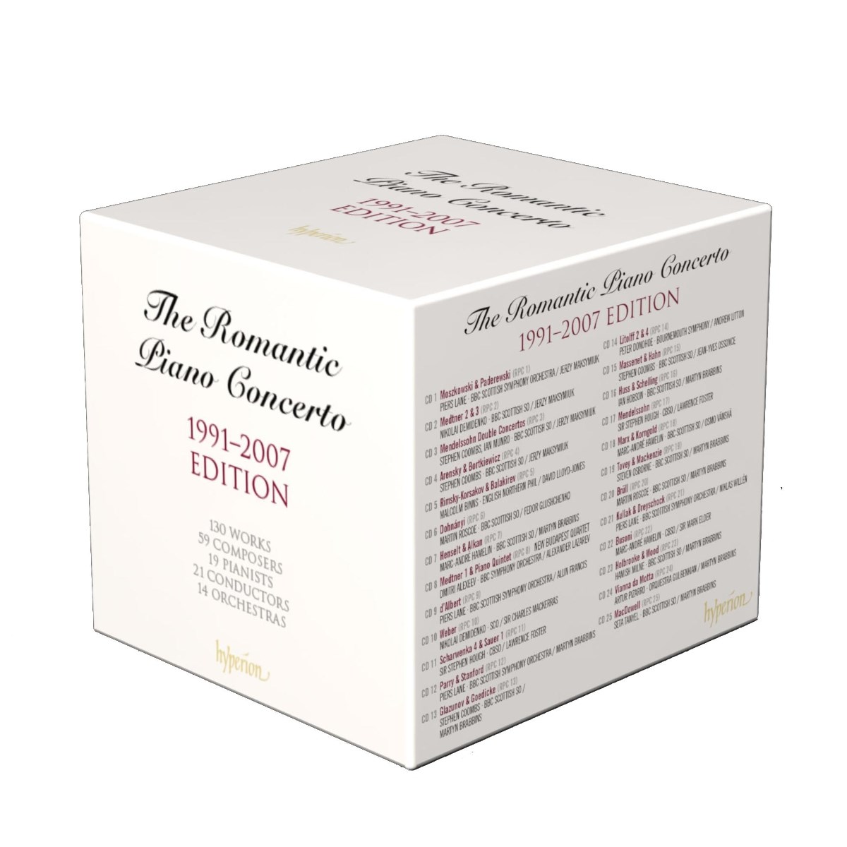 Afbeelding van Various Artists - The Hyperion Romantic Piano Concerto (1991-2007)