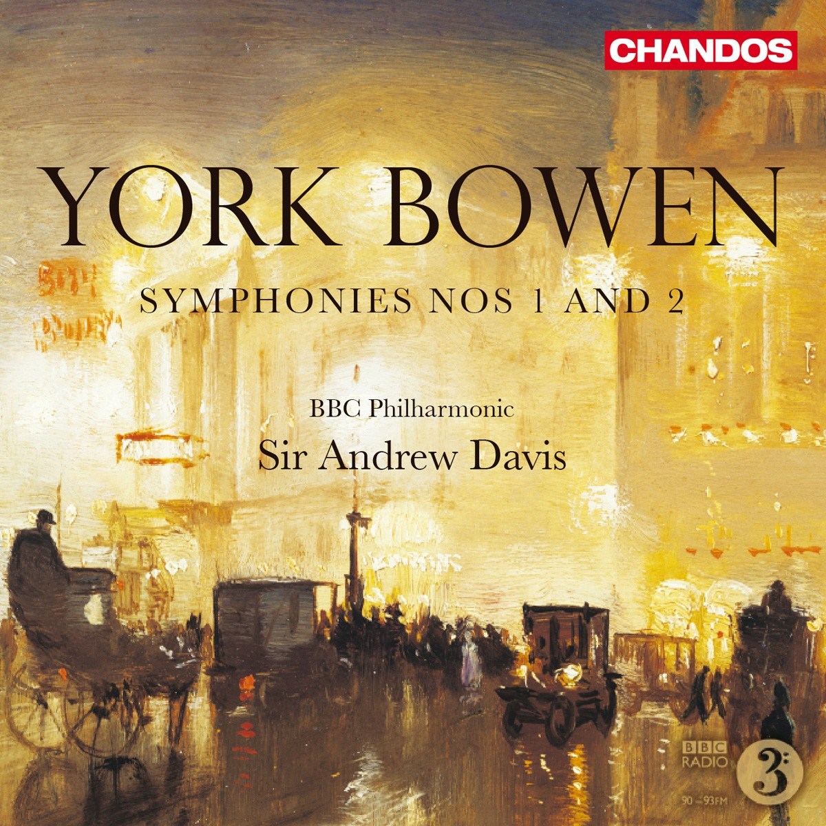 Afbeelding van BBC Philharmonic Orchestra, Sir Andrew Davis - Bowen: Symphonies Nos 1 & 2