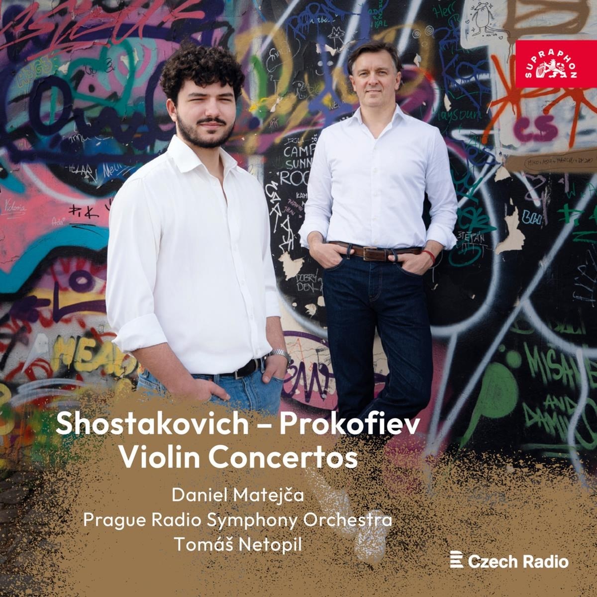 Afbeelding van Daniel Matejča, Tomás Netopil, Prague Radio Symphony Orchestra - Prokofiev & Shostakovich: Violin Concertos