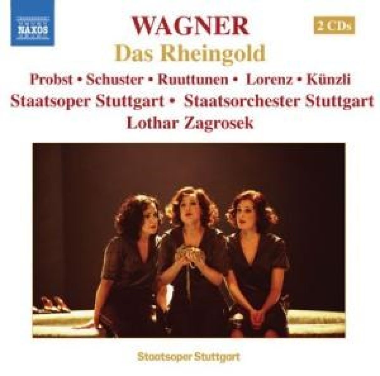 Afbeelding van Staatsoper Stuttgart, Staatsorchester Stuttgart, Lothar Zagrosek - Wagner: Das Rheingold