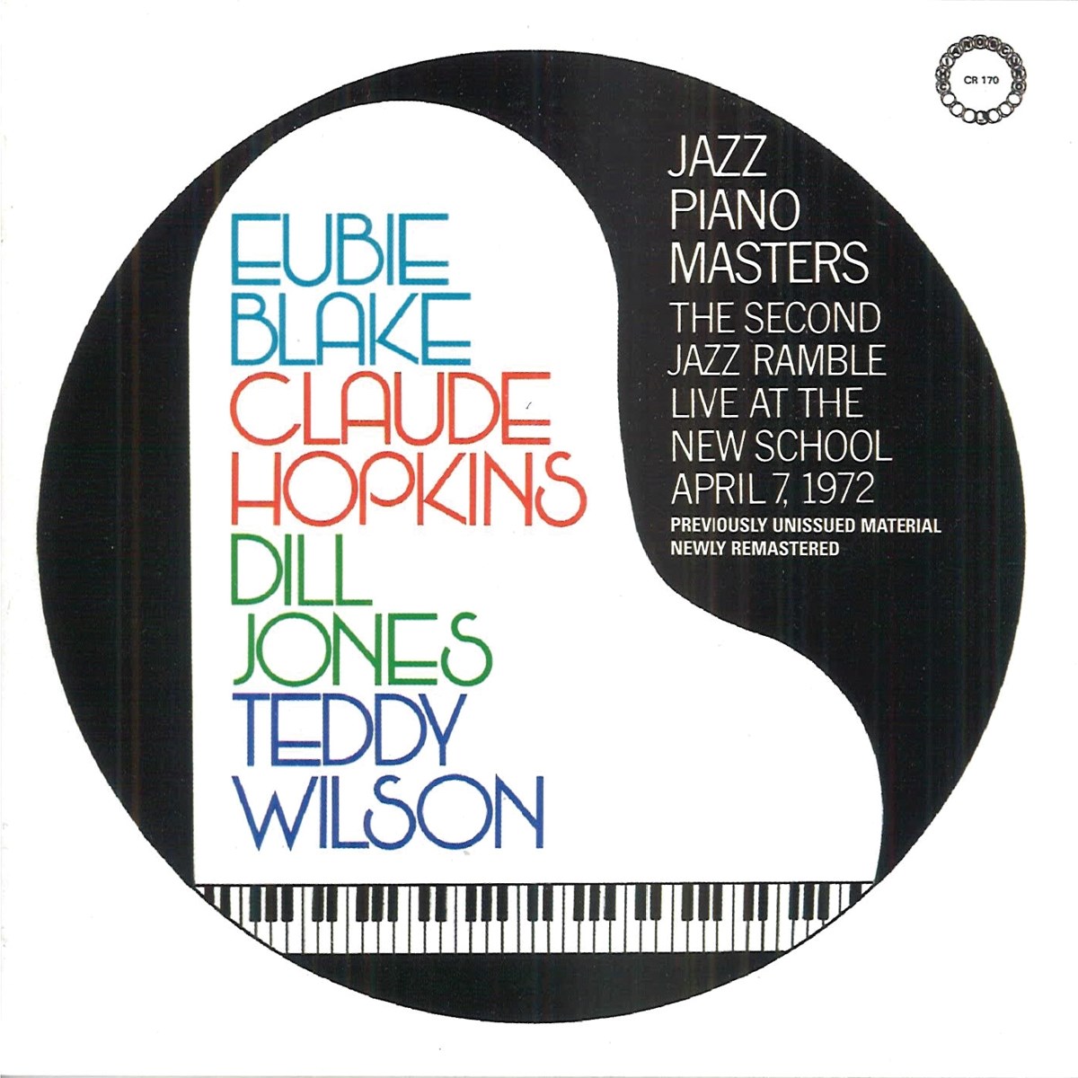 Afbeelding van Teddy Wilson, Claude Hopkins, Dill Jones, Eubie Blake - Jazz Piano Masters. Live At The New School