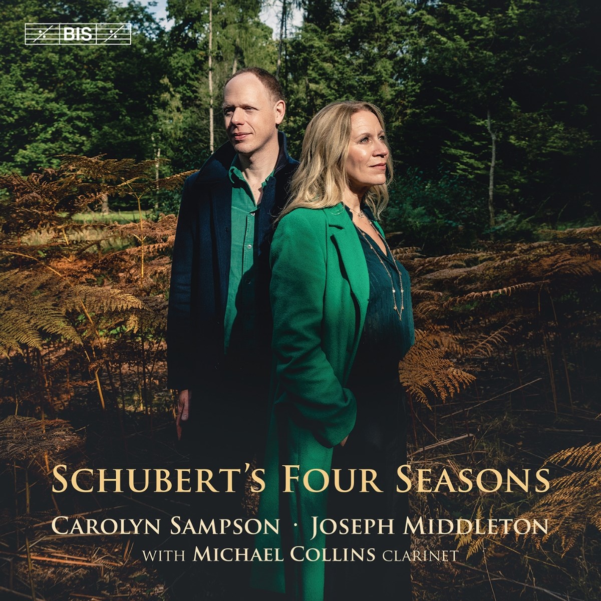 Afbeelding van Carolyn Sampson, Joseph Middleton, Michael Collins - Schubert's Four Seasons: Lieder