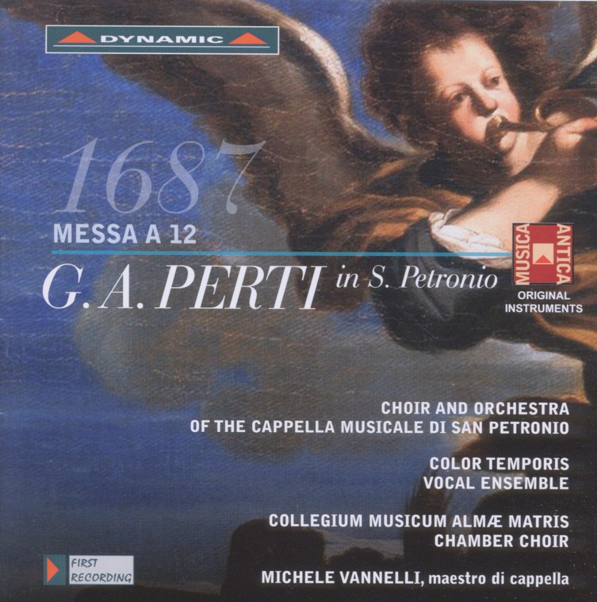 Afbeelding van Elena Bertuzzi, Francesco Cassinari, Capella Musicale Di S.Petronio - Perti: Messa A 12