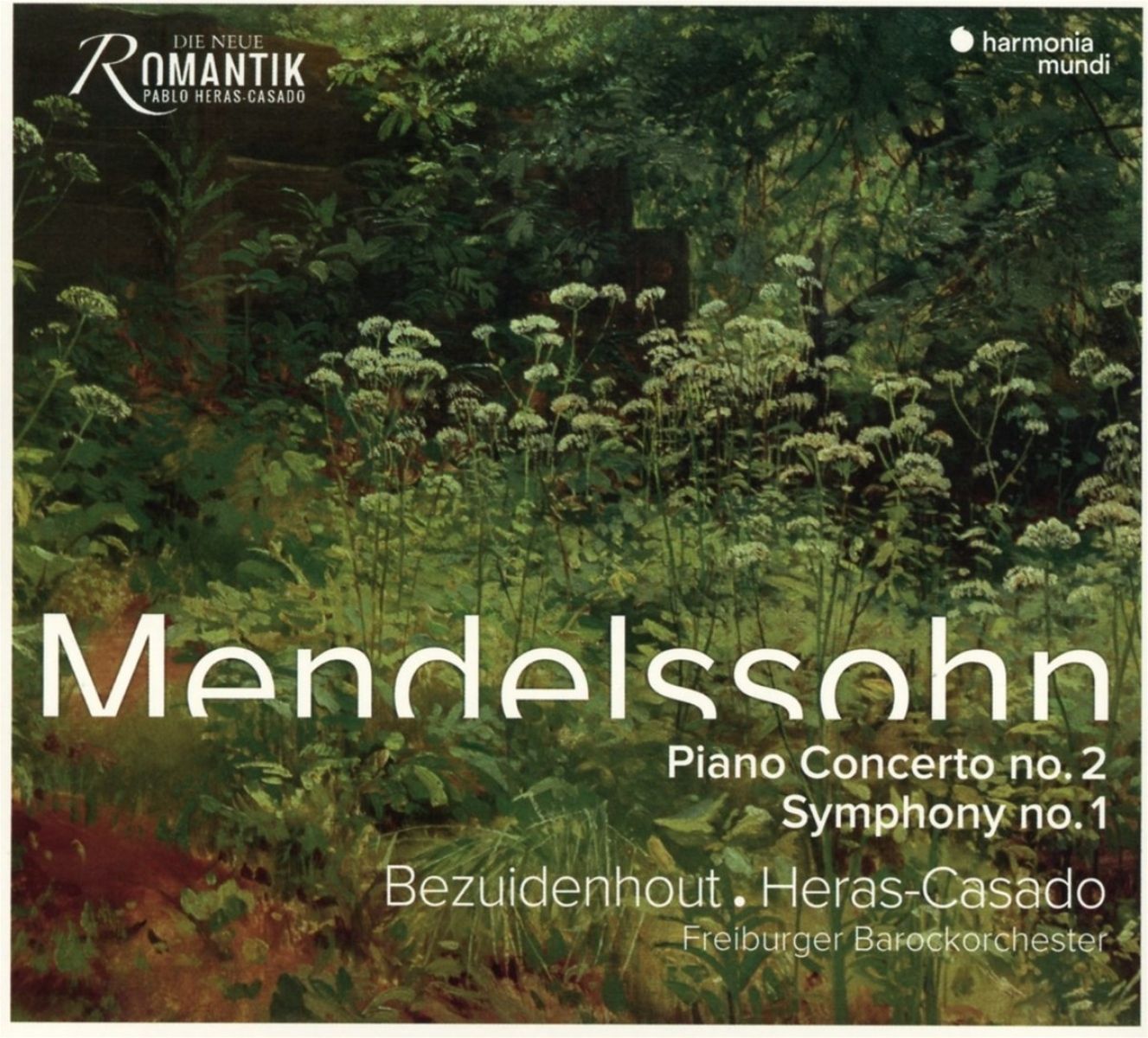 Afbeelding van Kristian Bezuidenhout, Freiburger Barockorchester, Pablo Heras-Casado - Mendelssohn: Piano Concerto No.2 & Symphony No.1