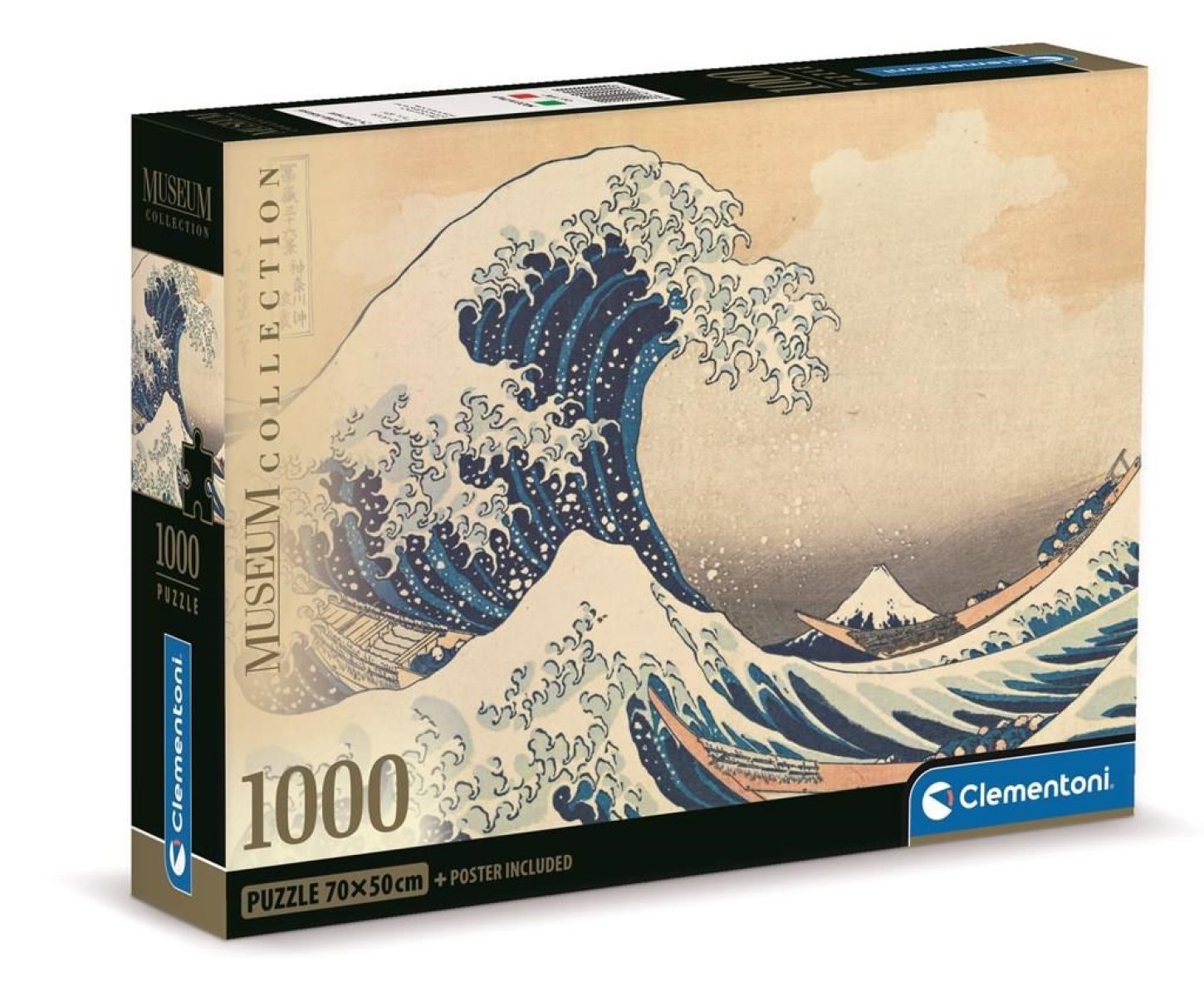 Afbeelding van Museum Collection - Hokusai - La Grande Onda (Compact Box 1000 stukjes)