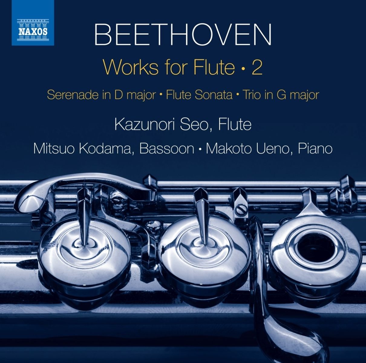 Afbeelding van Kazunori Seo, Mitsuo Kodama, Makoto Ueno - Beethoven: Works For Flute, Vol. 2