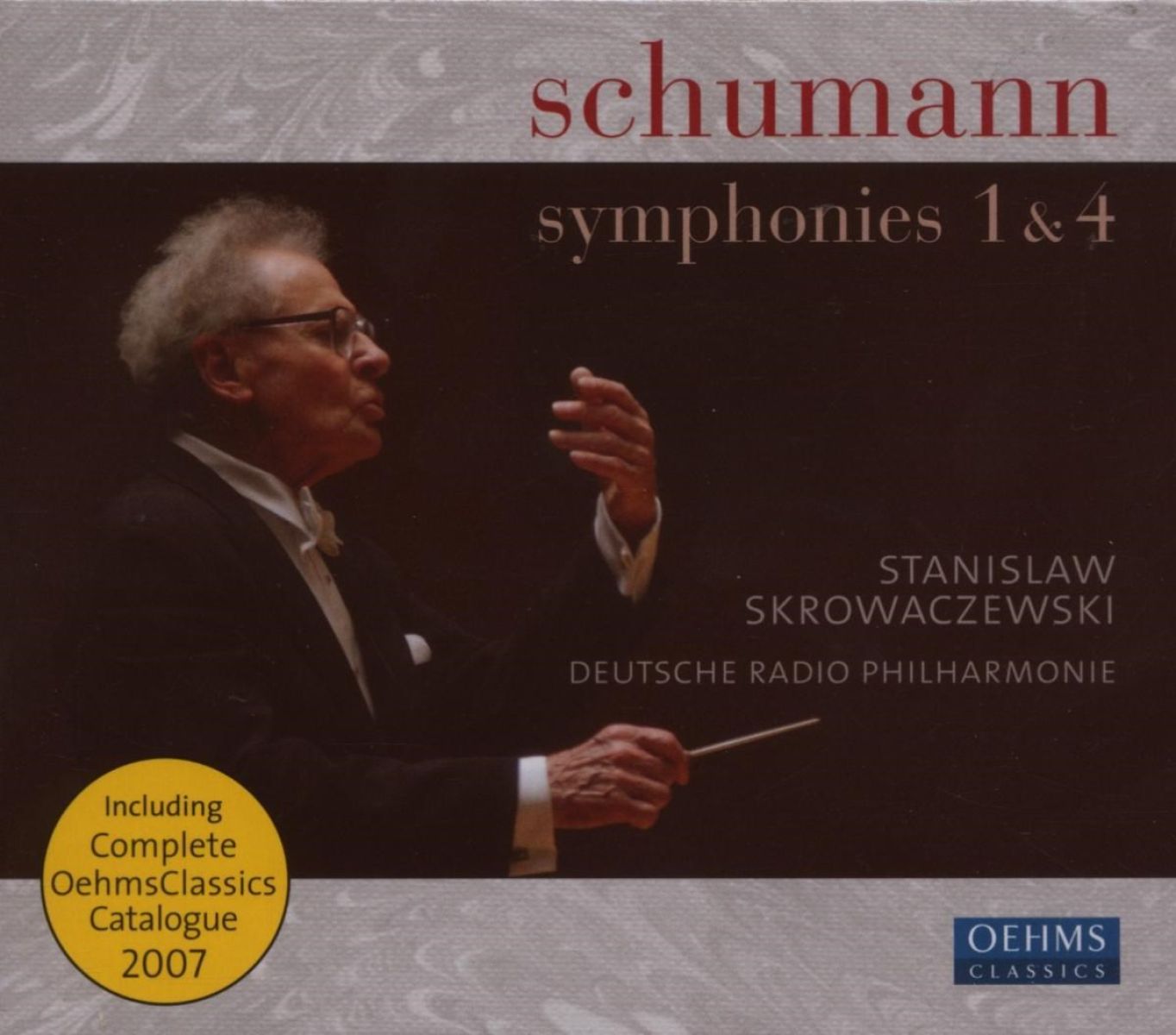 Afbeelding van Deutsche Radio Philharmonie Saarbrücken Kaiserslautern, Stanislaw Skrowaczewski - Schumann: Symphonies 1 & 4