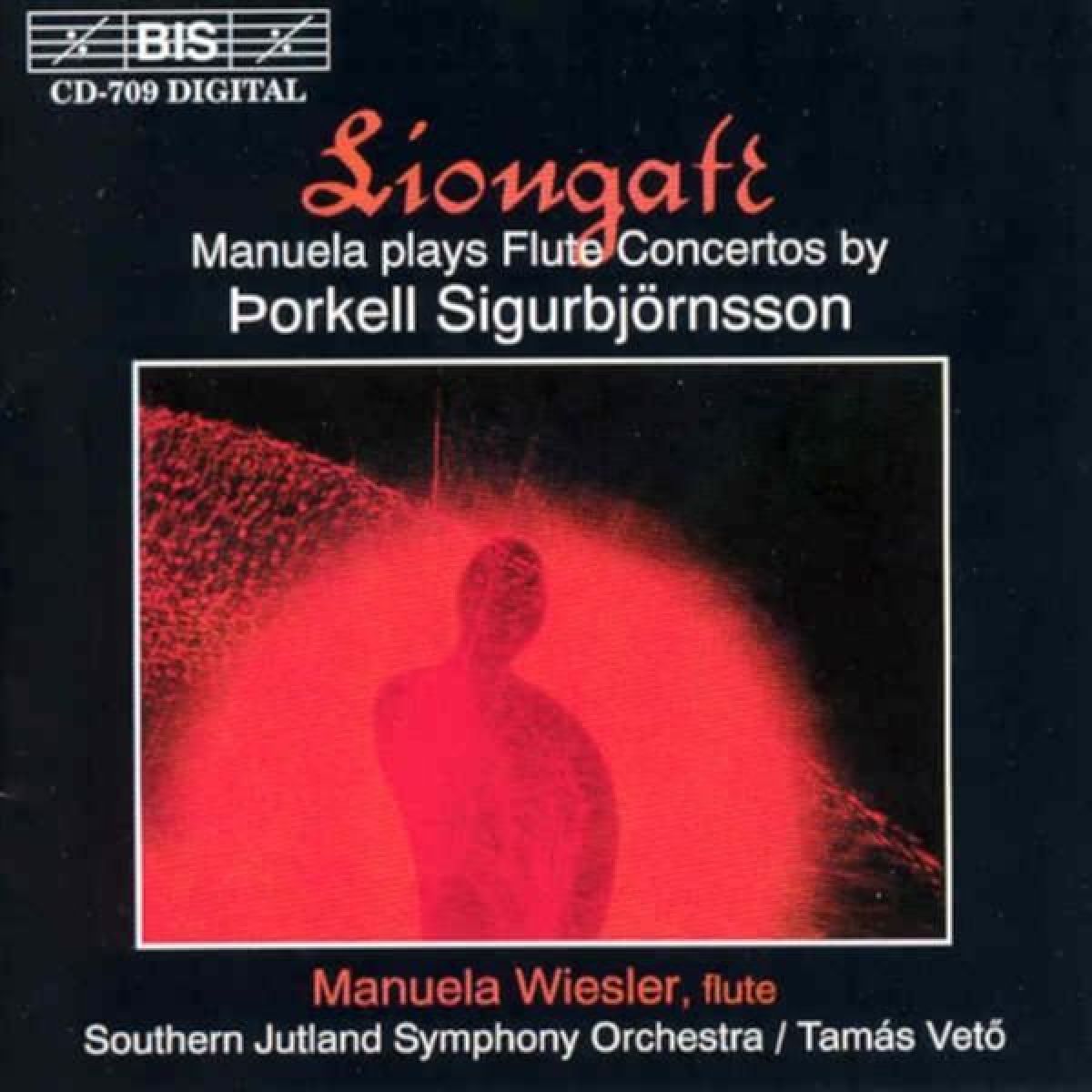 Afbeelding van Manuela Wiesler, Southern Jutland Symphony Orchestra - Liongate For Flute, Strings And Percussion