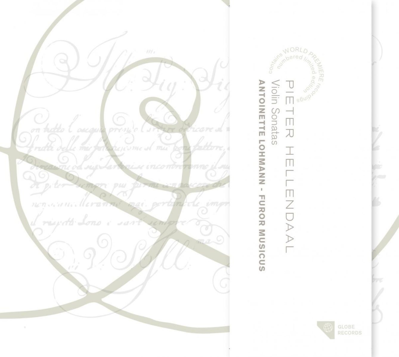 Afbeelding van Hellendaal: Violin Sonatas
