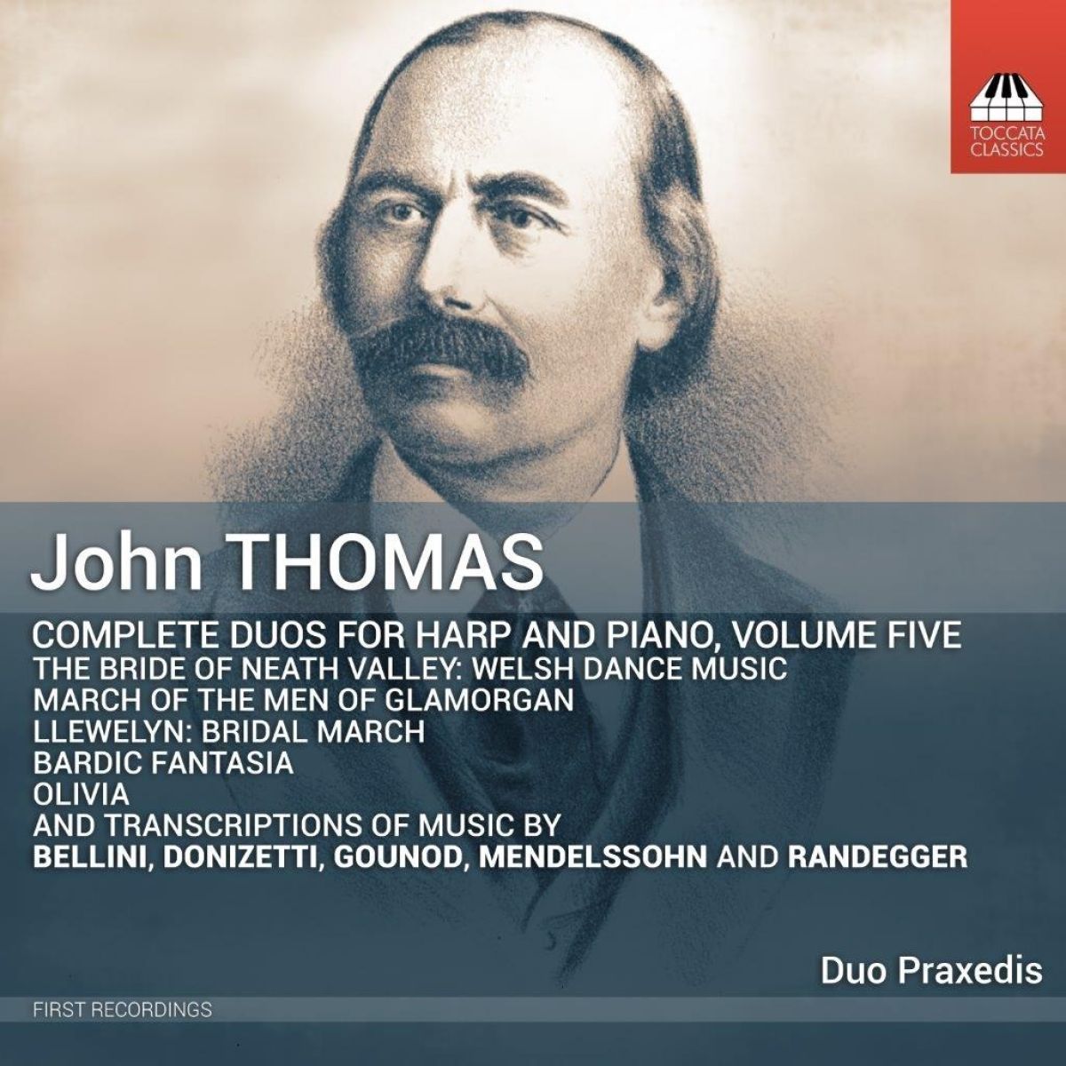 Afbeelding van Duo Praxedis - Thomas: Complete Duos For Harp & Piano, Vol. 5