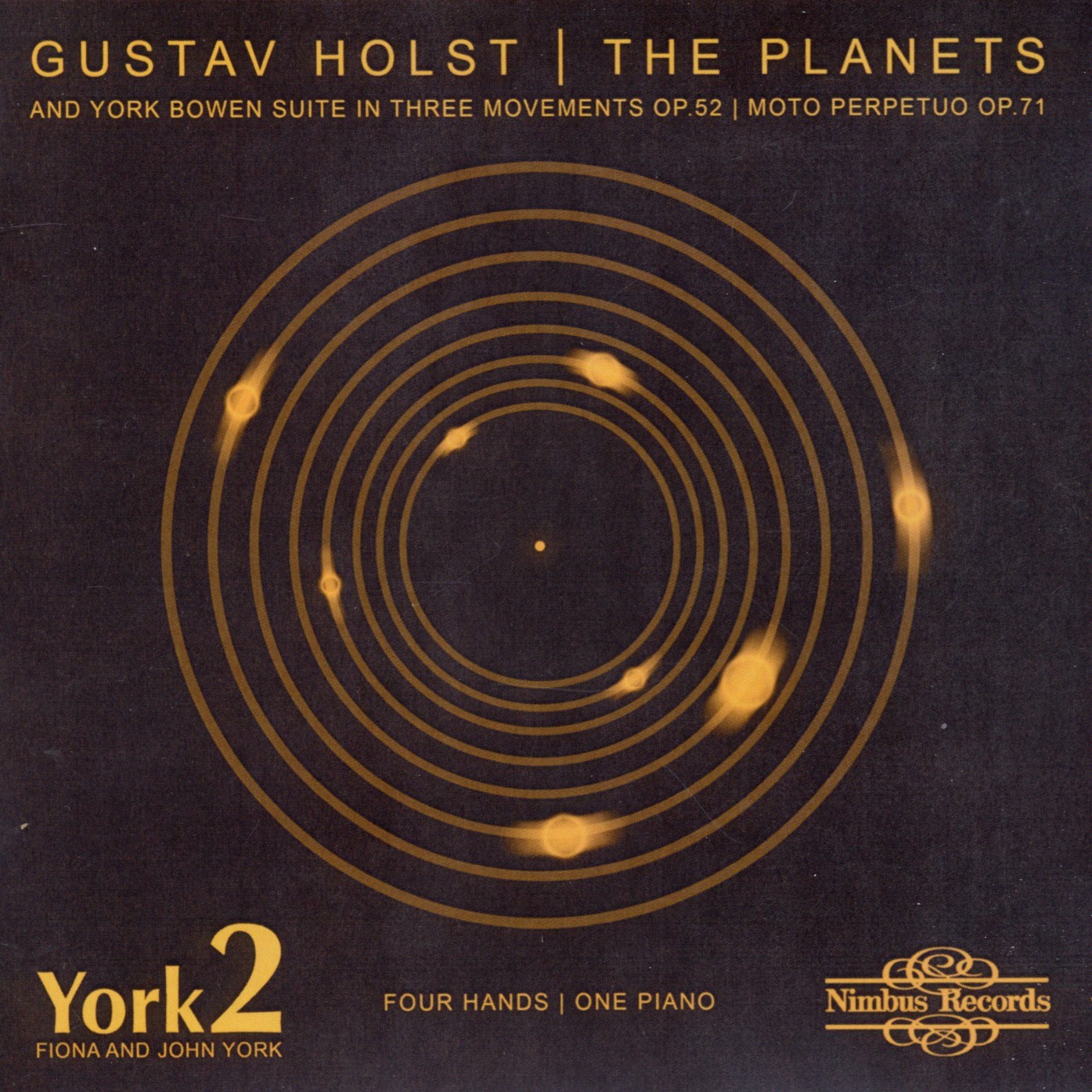 Afbeelding van YORK2 - Holst: The Planets | Bowen: Suite In 3 Movements, Moto Perpetuo op.71
