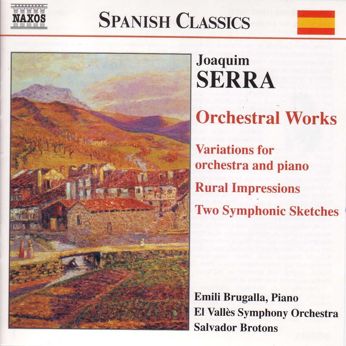 Afbeelding van Emili Brugalla, El Vallès Symphony Orchestra, Salvador Brotons - Serra: Orchestral Works