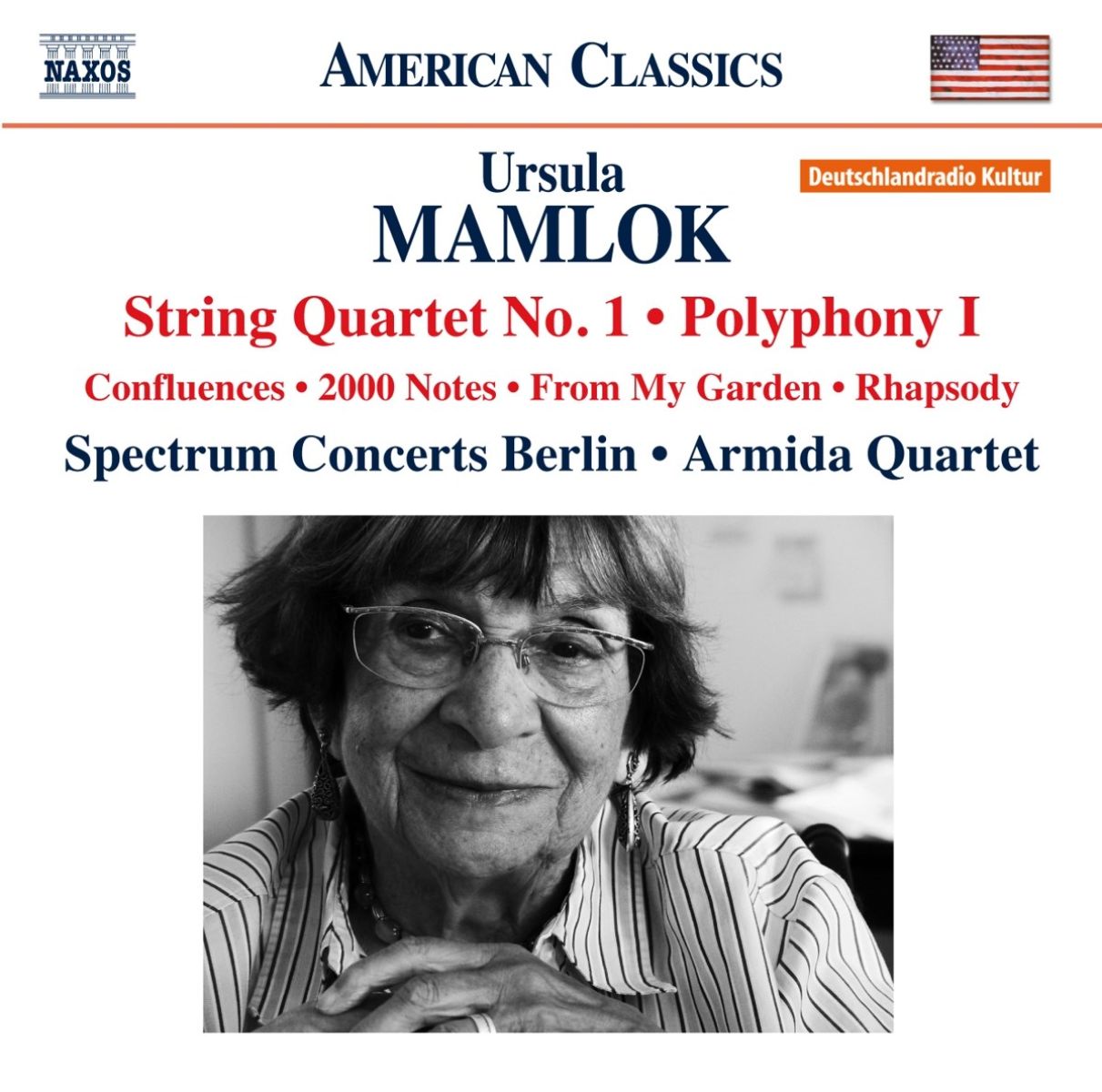 Afbeelding van Spectrum Concerts Berlin & Armida Quartet - String Quartet No. 1; Polyphony No. 1; Confluences