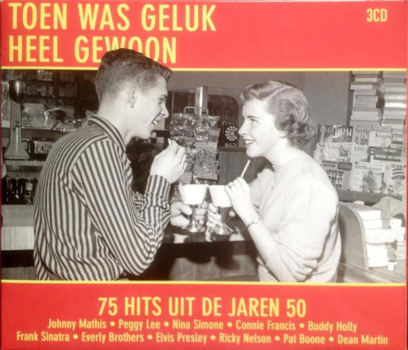 Afbeelding van Toen Was Geluk Heel Gewoon - 75 Hits Uit De Jaren 50