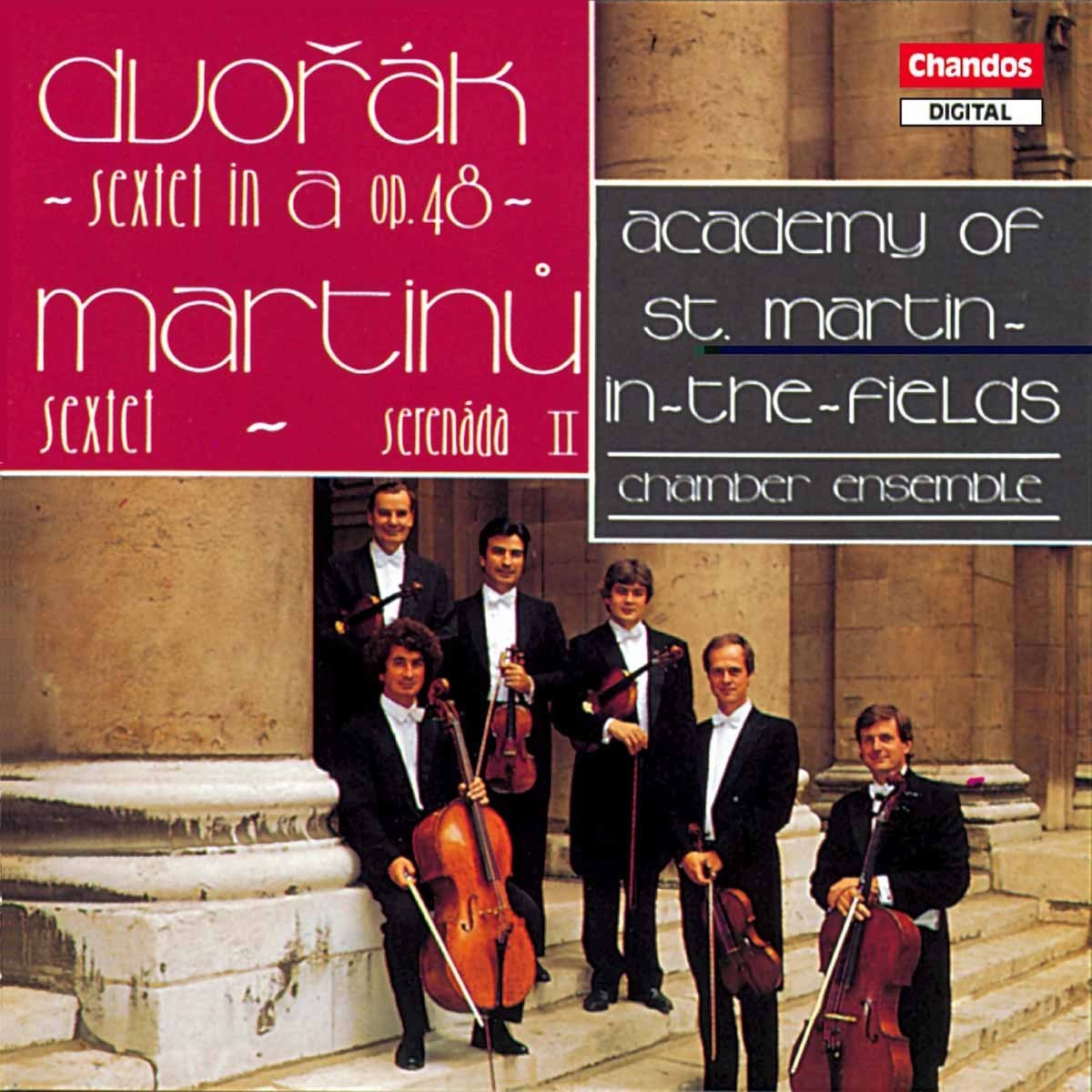 Afbeelding van Academy Of St. Martin In The Fields Chamber Ensemble - Dvořák & Martinů: Sextets
