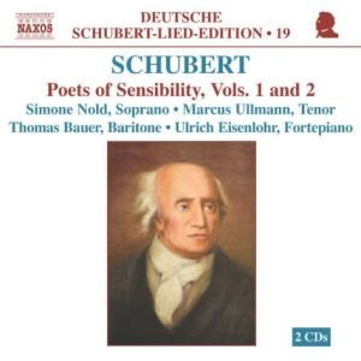 Afbeelding van Thomas Bauer, Simone Nold, Marcus Ullmann, Ulrich Eisenlohr - Schubert: Poets Sensibility, Volumes 1 & 2