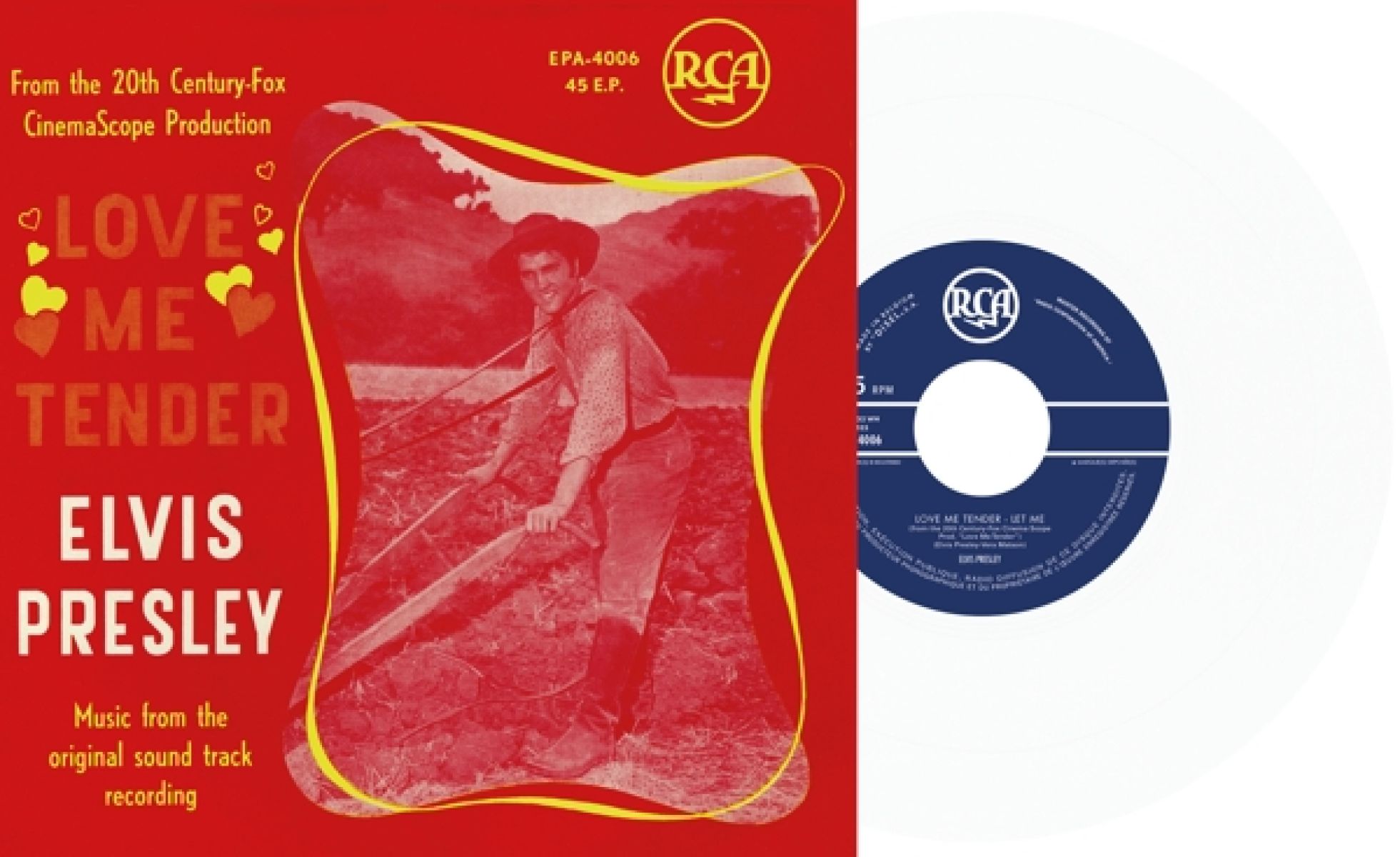 Elvis Presley - EP Etranger N14 - Love Me Tender (Belgium)