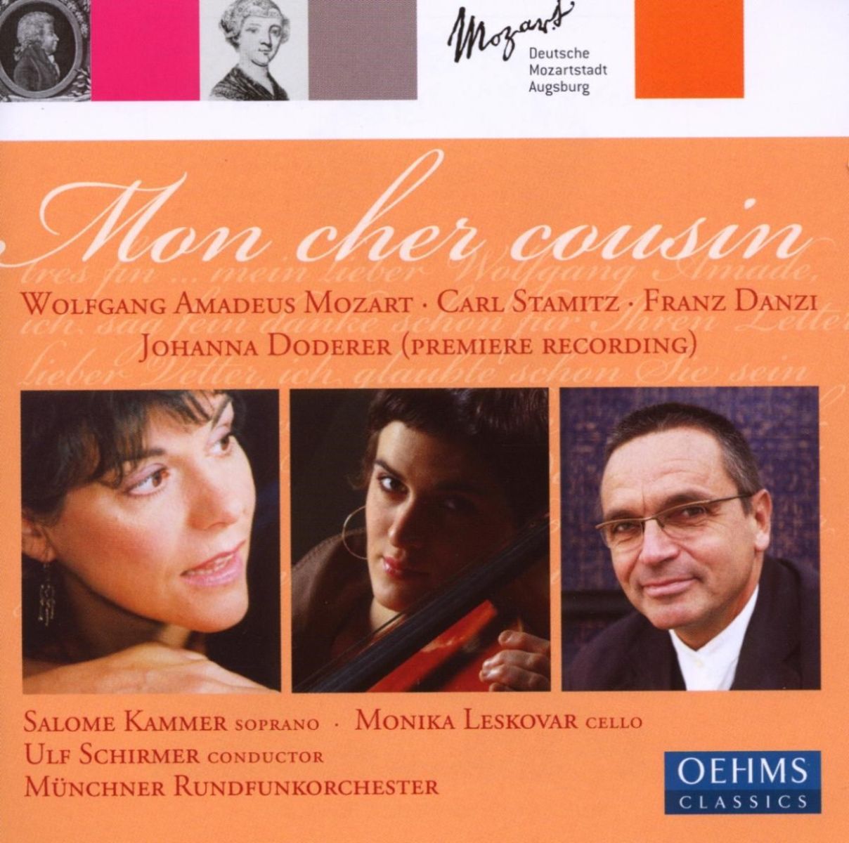 Afbeelding van Salome Kammer, Monika Leskovar, Münchner Rundfunkorchester, Ulf Schirmer - Mon Cher Cousin