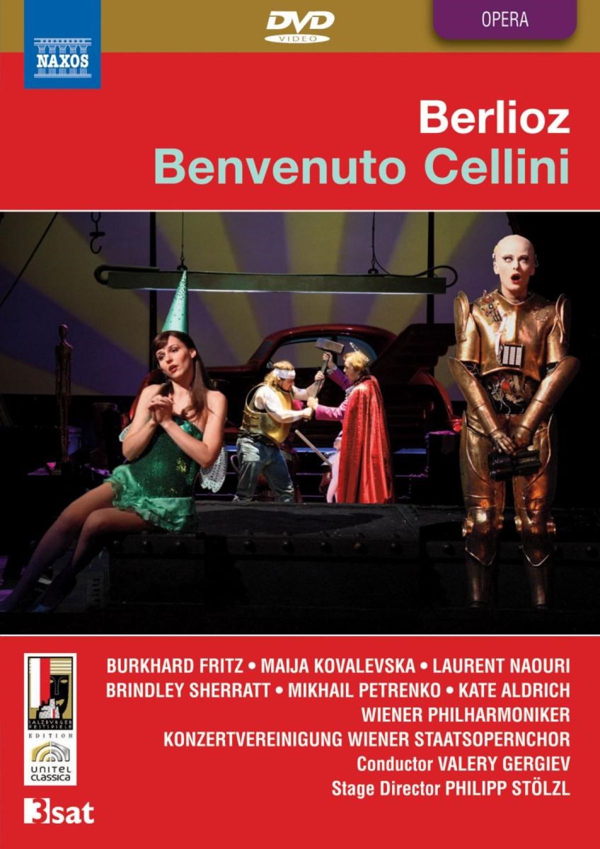 Afbeelding van Vienna Philharmonic Orchestra, Valery Gergiev - Berloiz: Benvenuto Cellini