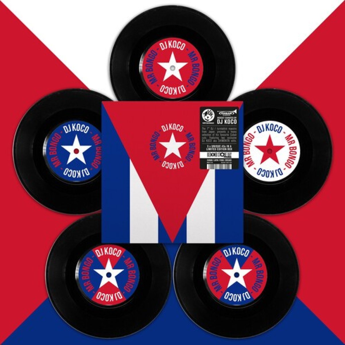 Afbeelding van Various Artists - DJ Koco Aka Shimokita - Cuban 45 Boxset