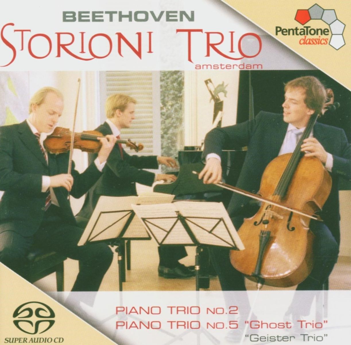Storioni Trio, Bart van de Roer, Wouter Vossen, Marc Vossen - Beethoven: Piano Trios Op.1 | 2 & 70 | 1 'Ghost'