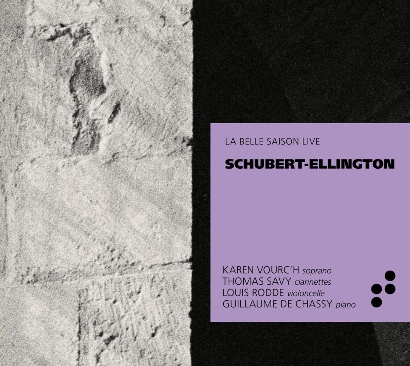 Afbeelding van Karen Vourc'h, Thomas Savy, Louis Rodde, Guillaume De Chassy - Schubert - Ellington, La Belle Saison Live