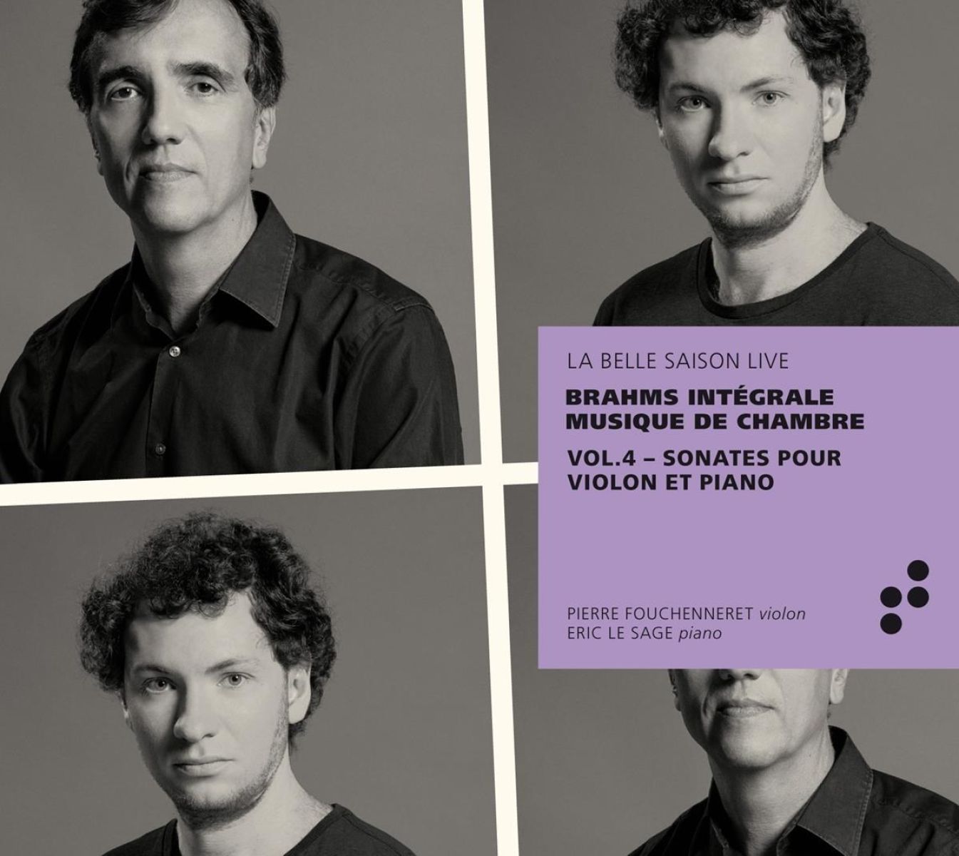 Afbeelding van Pierre Fouchenneret, Éric Le Sage - Brahms: Violin And Piano Sonatas