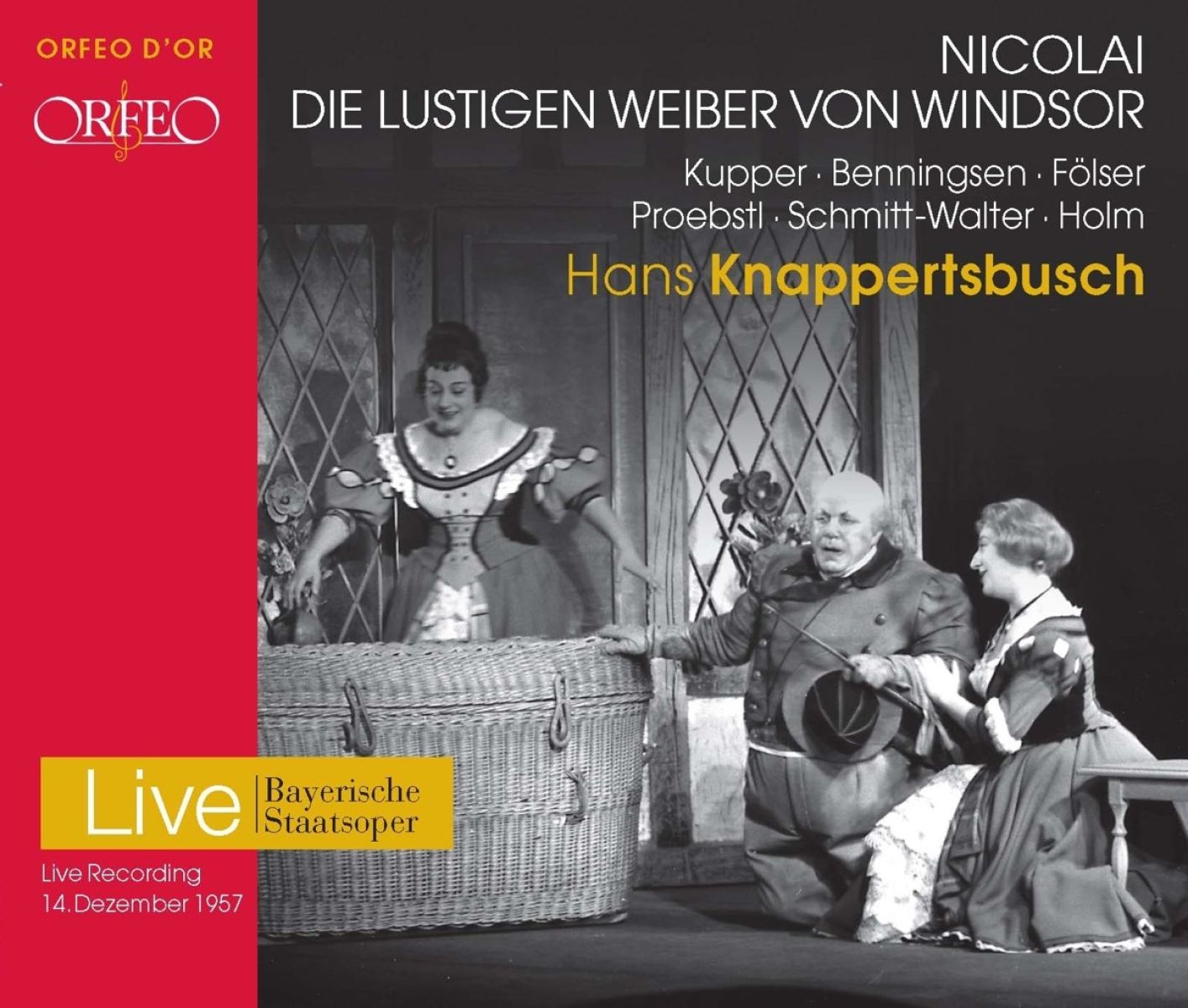 Afbeelding van Bayerische Staatsoper, Hans Knappertsbusch - Nicolai: Die Lustigen Weiber Von Windsor | München 1957