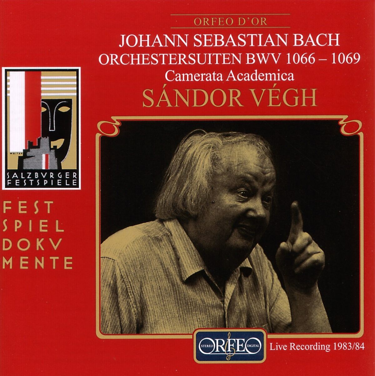 Afbeelding van Camerata Academica Salzburg, Sándor Végh - J.S. Bach: Orchestersuiten BWV 1066-1069