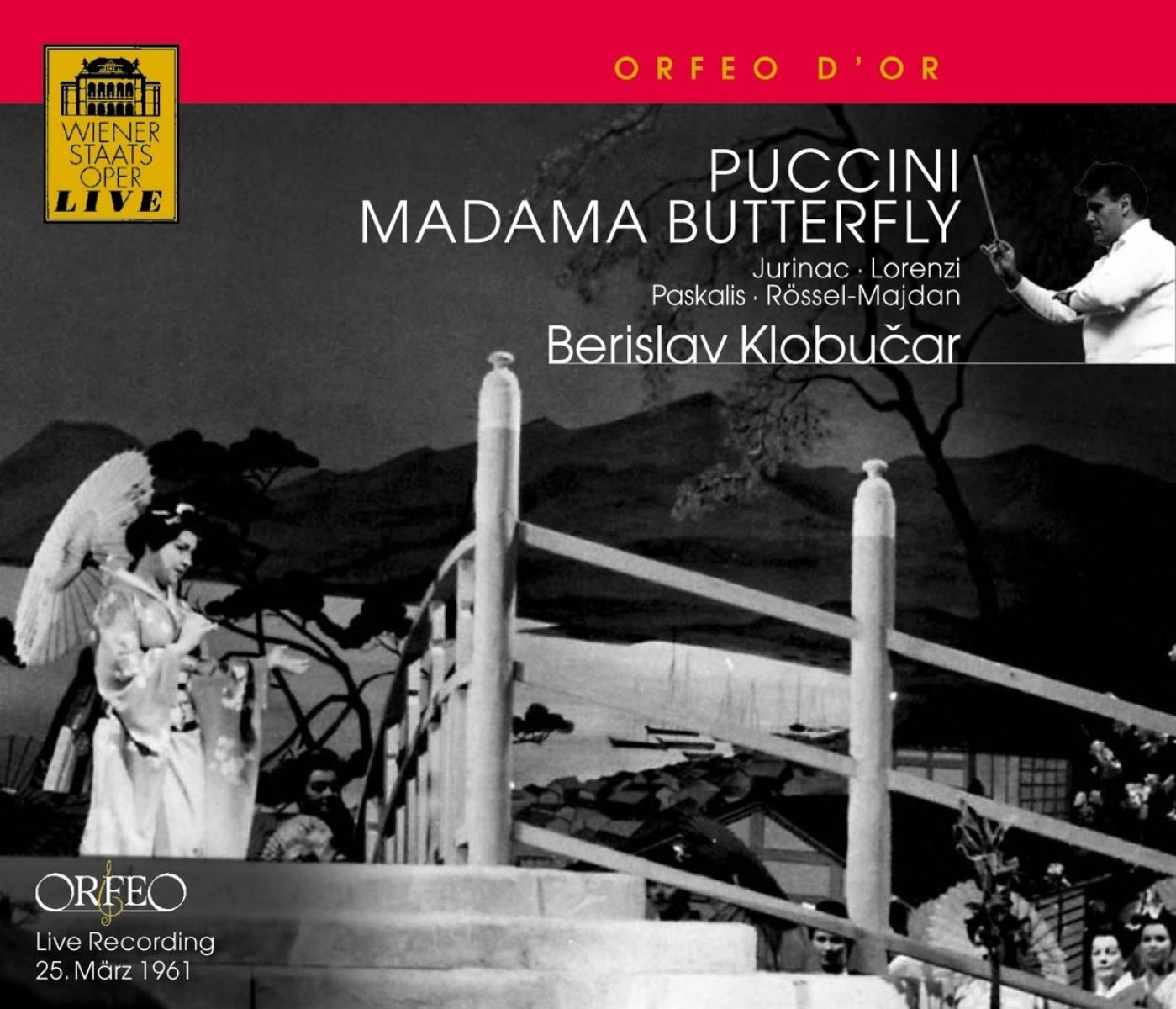 Afbeelding van Chor Und Orchester Wiener Staatsoper, Berislav Klobucar - Puccini: Madama Butterfly