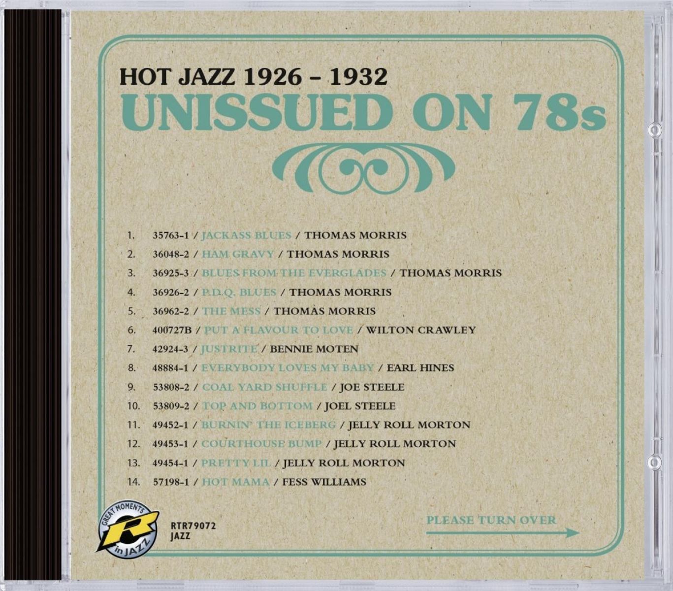 Various Artists - Unissued On 78s Hot Jazz 1926-1932