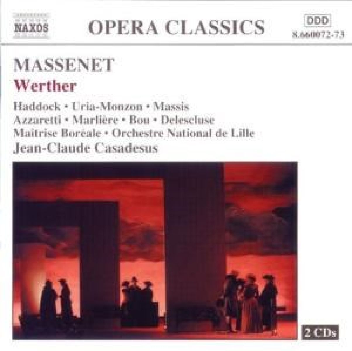 Afbeelding van Marcus Haddock, Béatruce Uria-Monzon, René Massis - Massenet: Werther