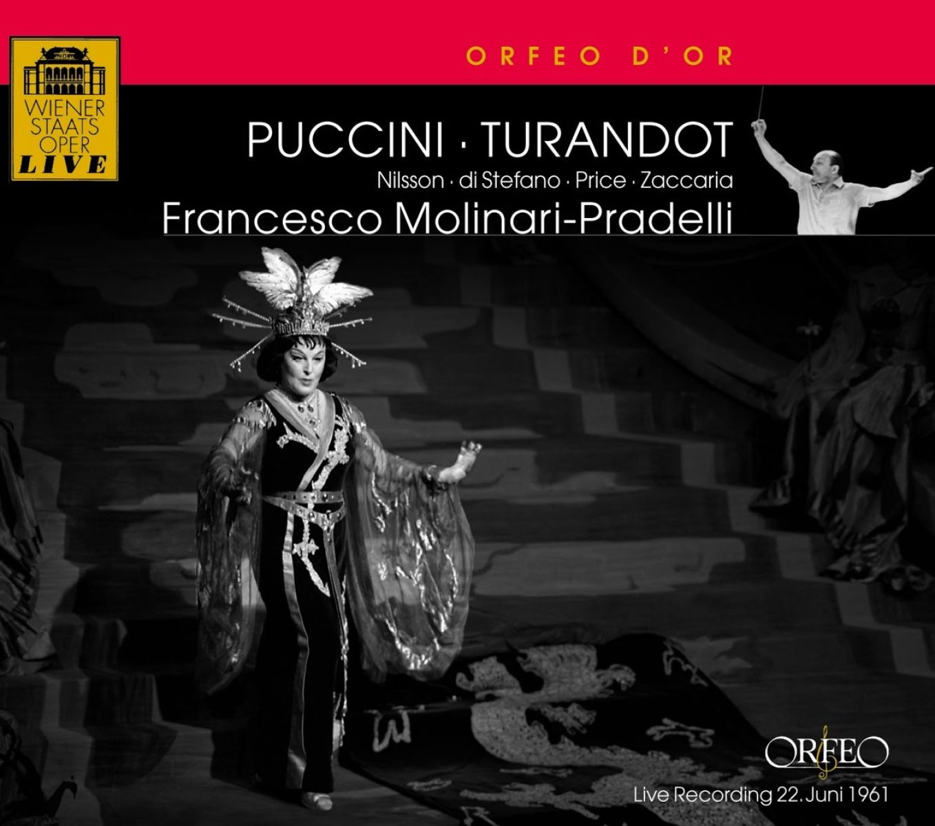 Afbeelding van Birgit Nilsson, Wiener Staatsoper, Francesco Moinari-Pradelli - Puccini: Turandot