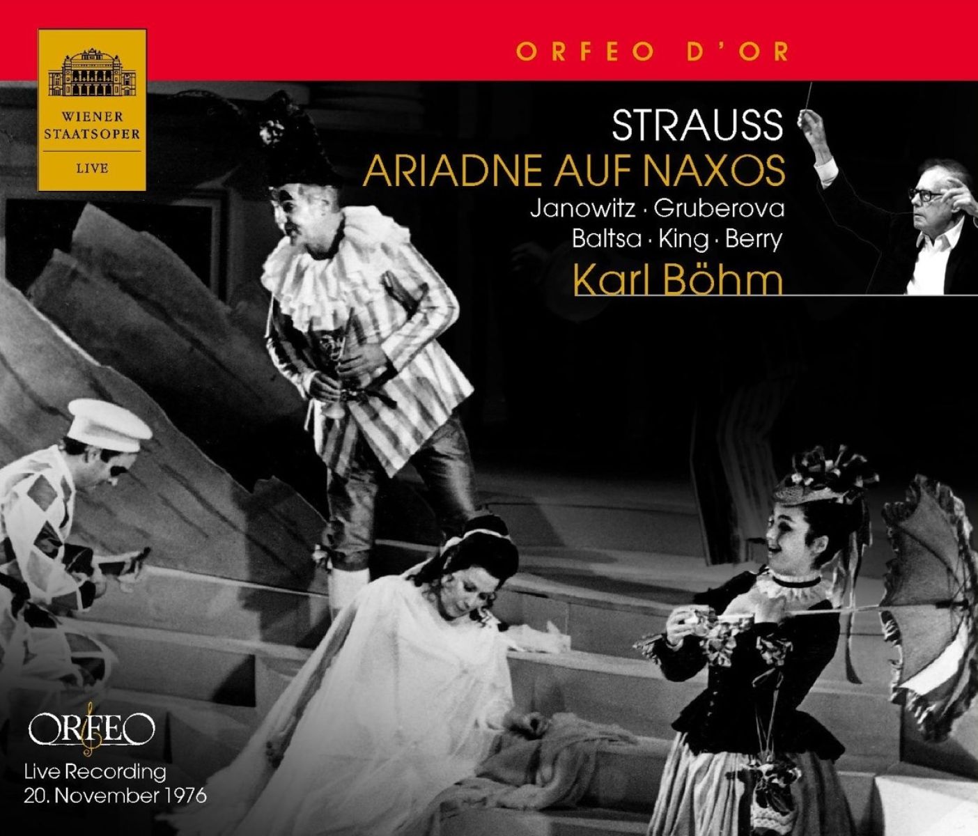 Gundula Janowitz, Edita Gruberova, Agnes Baltsa, James King, Walter Berry, Karl Böhm - Strauss: Ariadne Auf Naxos