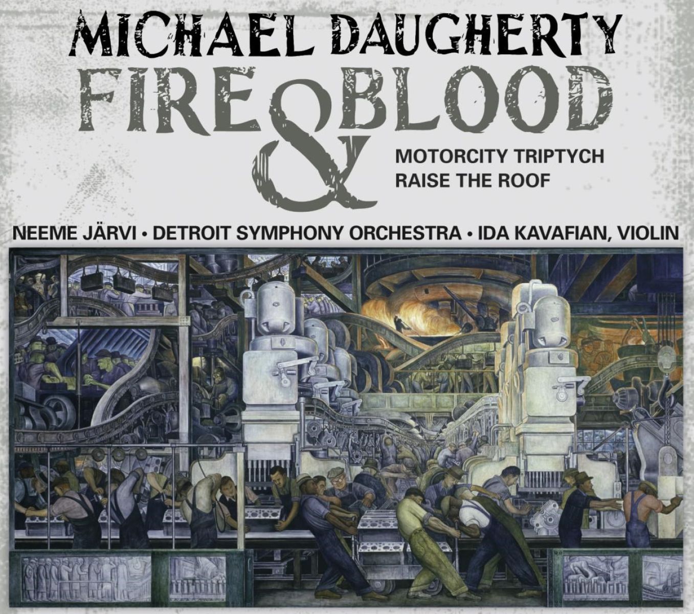 Afbeelding van Ida Kavafian, Detroit Symphony Orchestra, Neeme Järvi - Daugherty: Fire And Blood