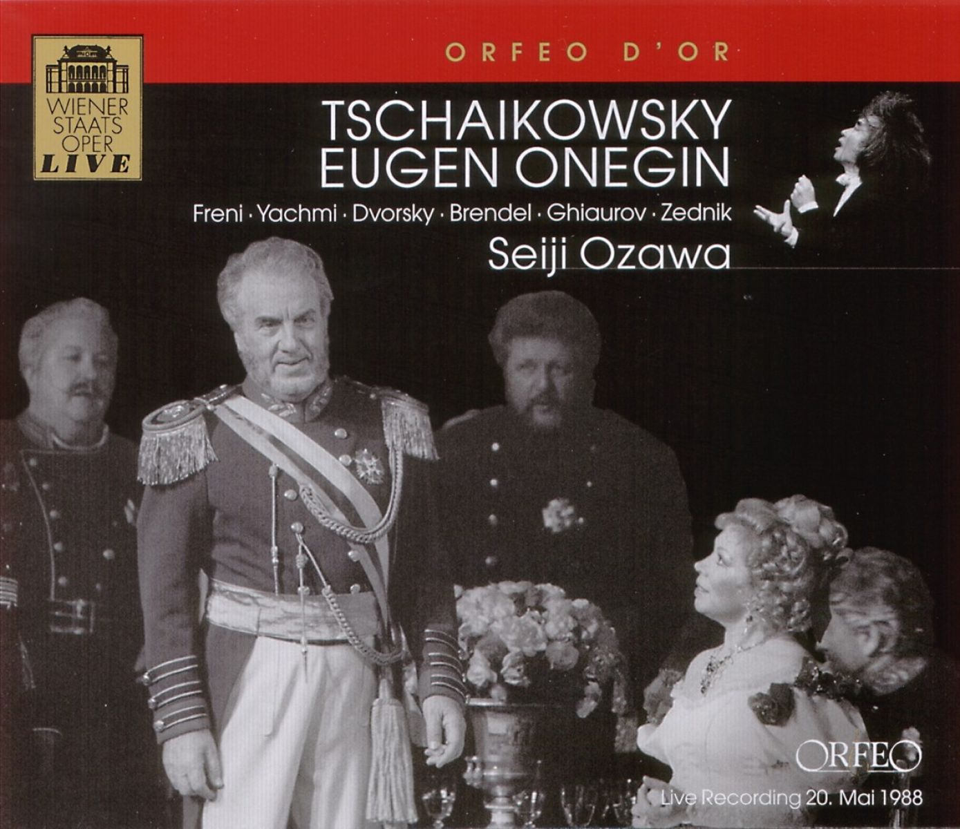 Afbeelding van Mirella Freni, Chor Und Orchester Der Wiener Staatsoper, Seiji Ozawa - Tchaikovsky: Eugen Onegin
