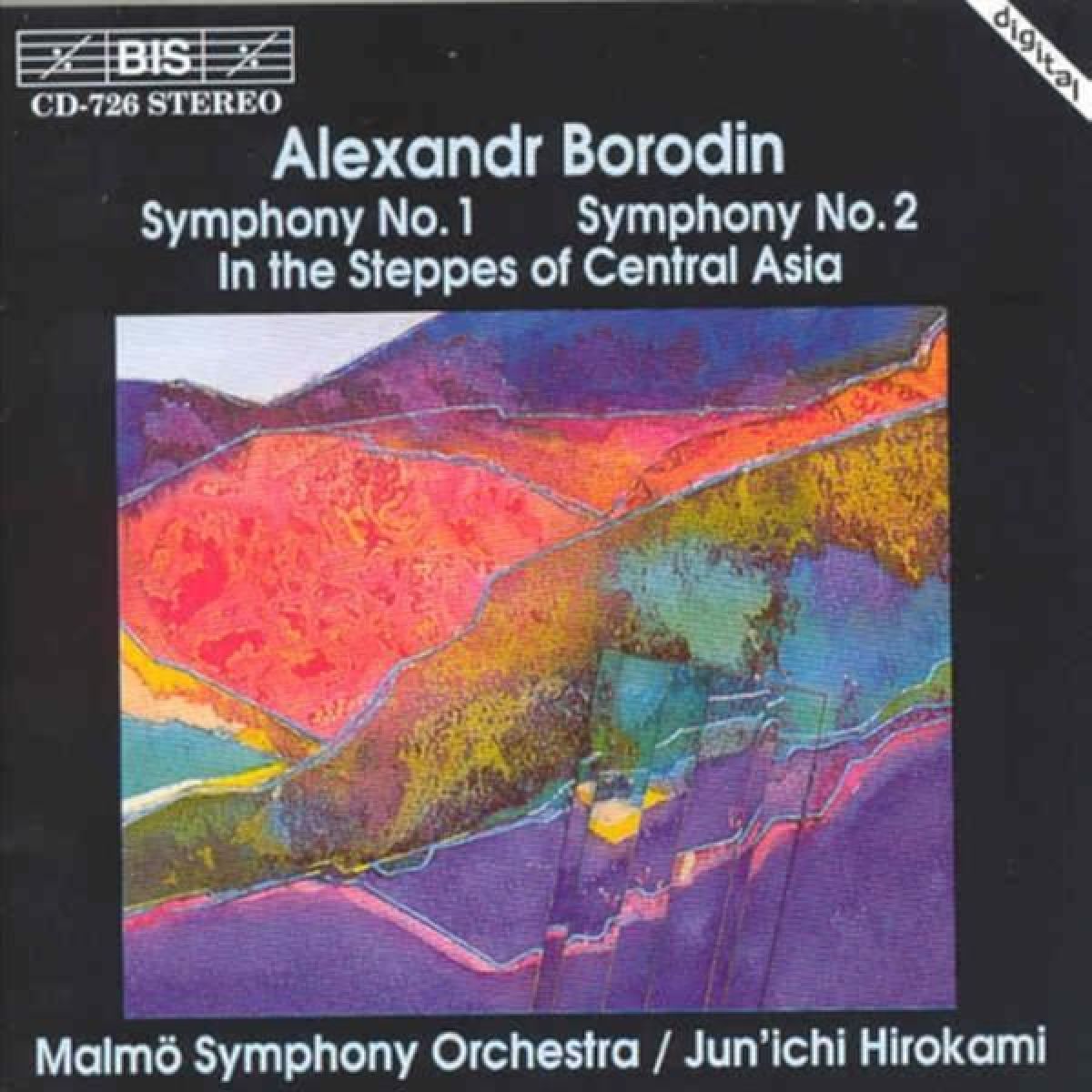 Afbeelding van Malmö Symphony Orchestra, Jun'ichi Hirokami - Borodin: Symphony No.1 & No.2, In The Steppes Of Central Asia