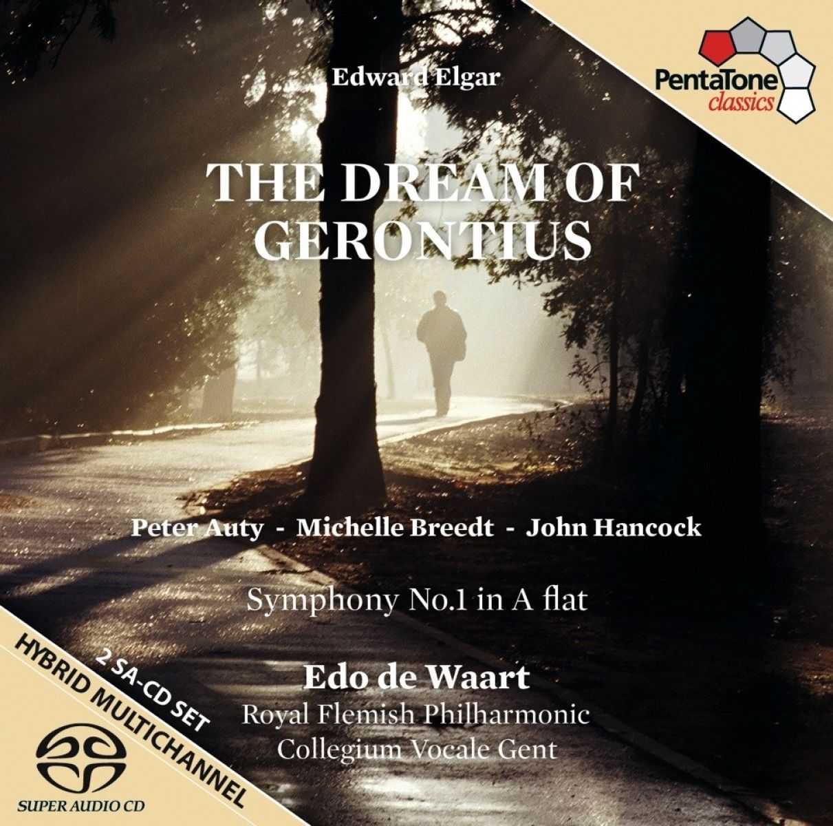 Afbeelding van Edo de Waart, Michelle Breedt, Peter Auty, John Hancock - The Dream of Gerontius & Symphony No. 1