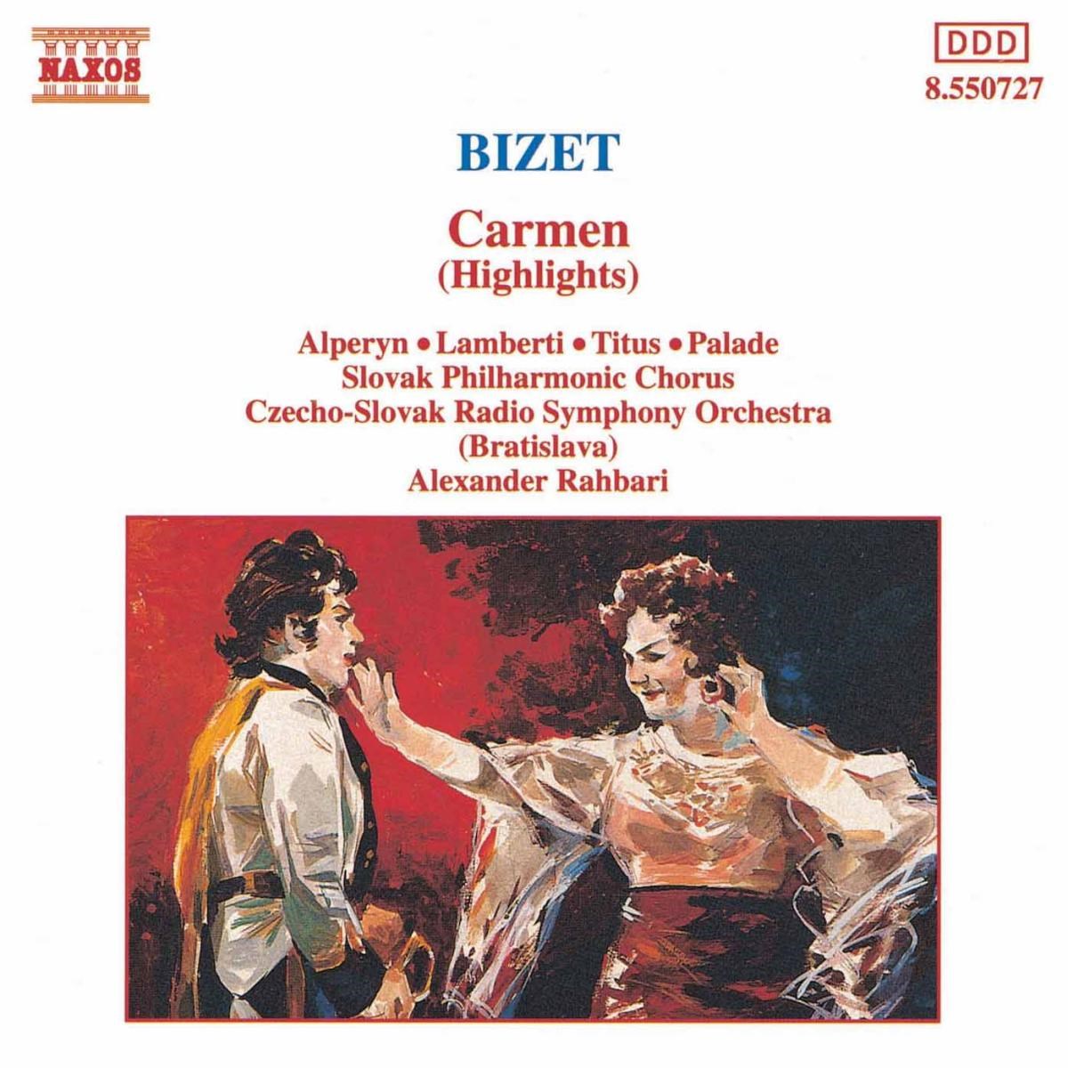 Afbeelding van Czecho-Slovak Radio Symphony Orchestra, Alexander Rahbari - Bizet: Carmen (Highlights)
