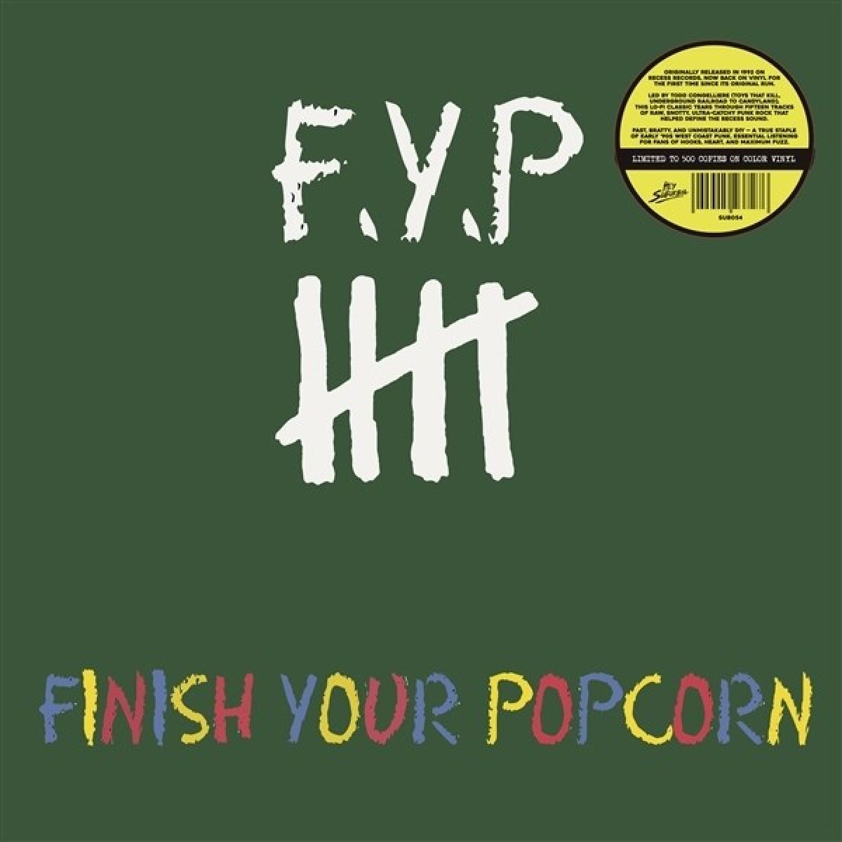 Afbeelding van F.Y.P. - Finish Your Popcorn