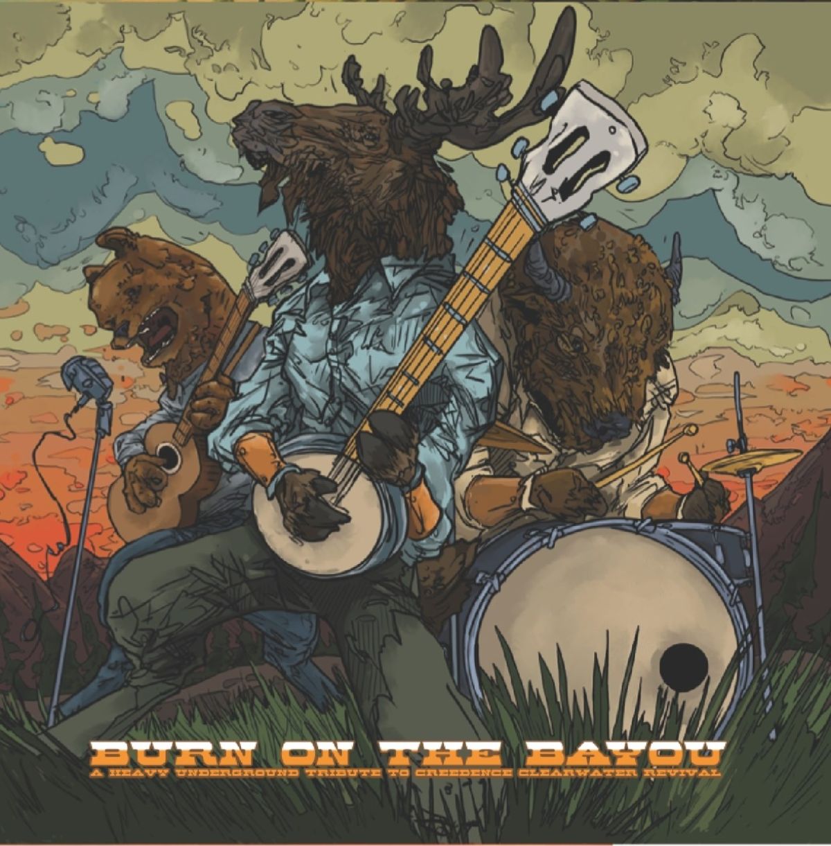 Afbeelding van Various Artists - Burn On The Bayou: A Heavy Underground Tribute To Creedence Clearwater Revival