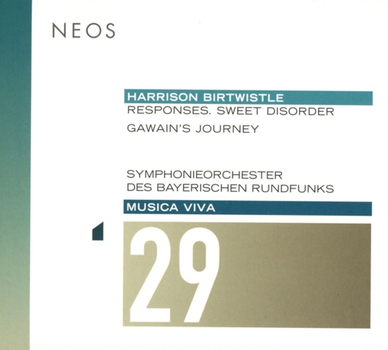 Pierre-Laurent Aimard, Symphonieorchester Des Bayerischen Rundfunks - Birtwistle: Musica Viva 29