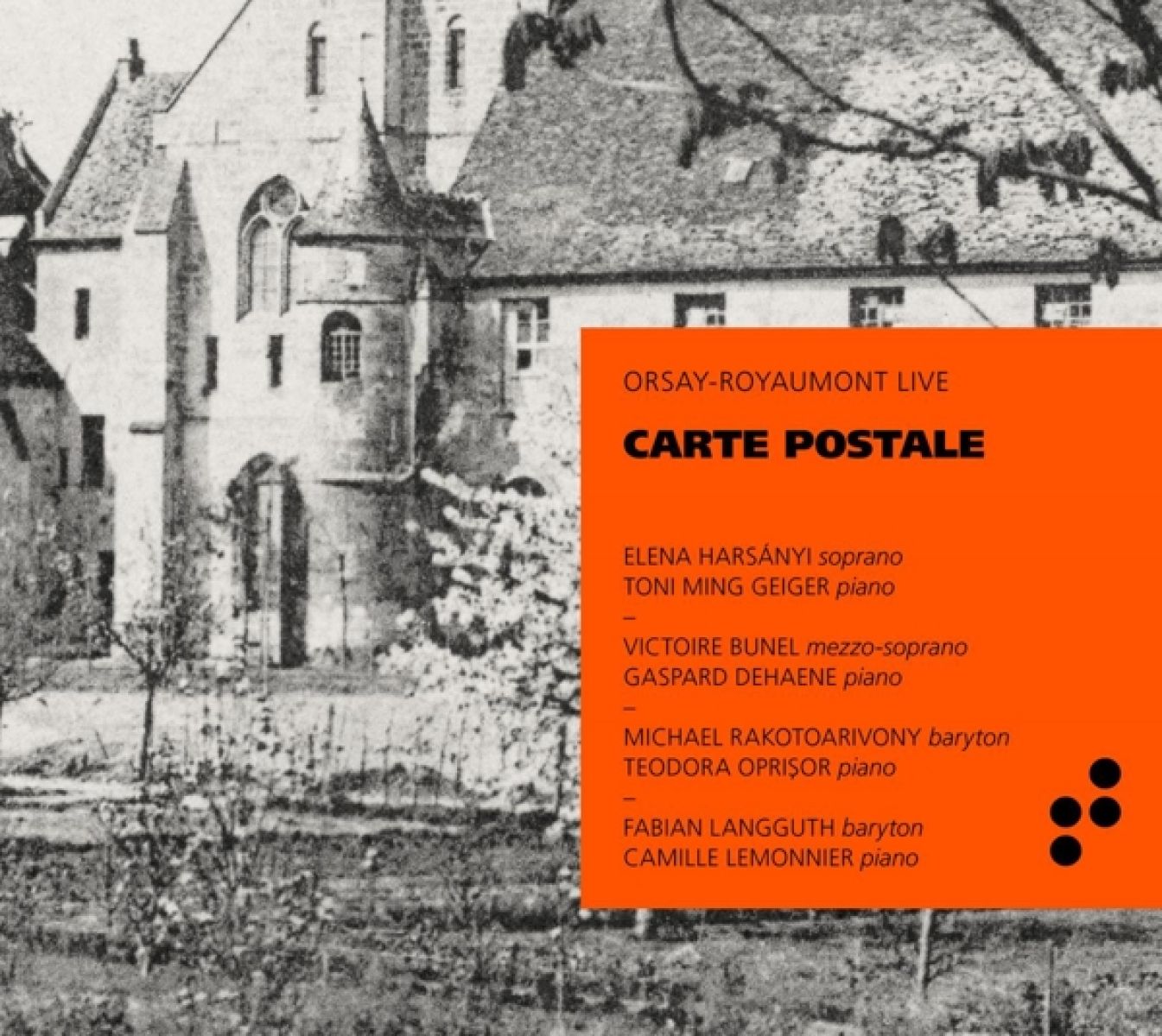 Afbeelding van Elena Harsányi, Toni Ming Geiger, Victoire Bunel, Gaspard Dehaene, Michael Rakotoarivony, Teodora Oprisor, Fabian Langguth, Camille Lemonnier - Carte postale (Live à Orsay-Royaumont)