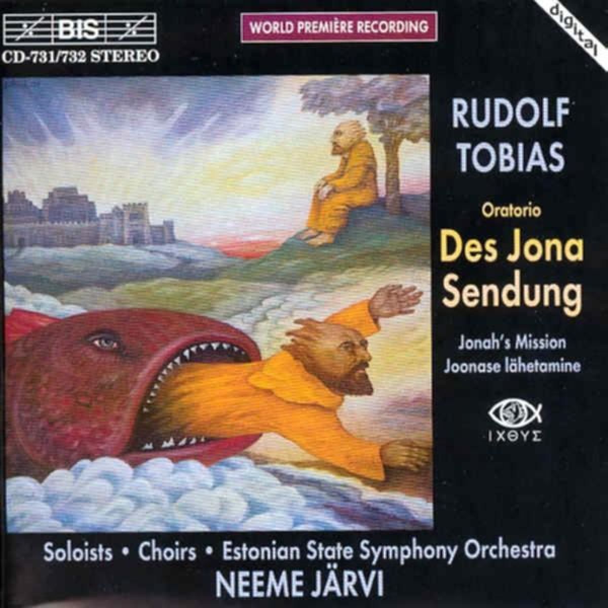 Afbeelding van Estonian National Symphony Orchestra, Neeme Järvi - Des Jona Sendung (Jonah's Mission)