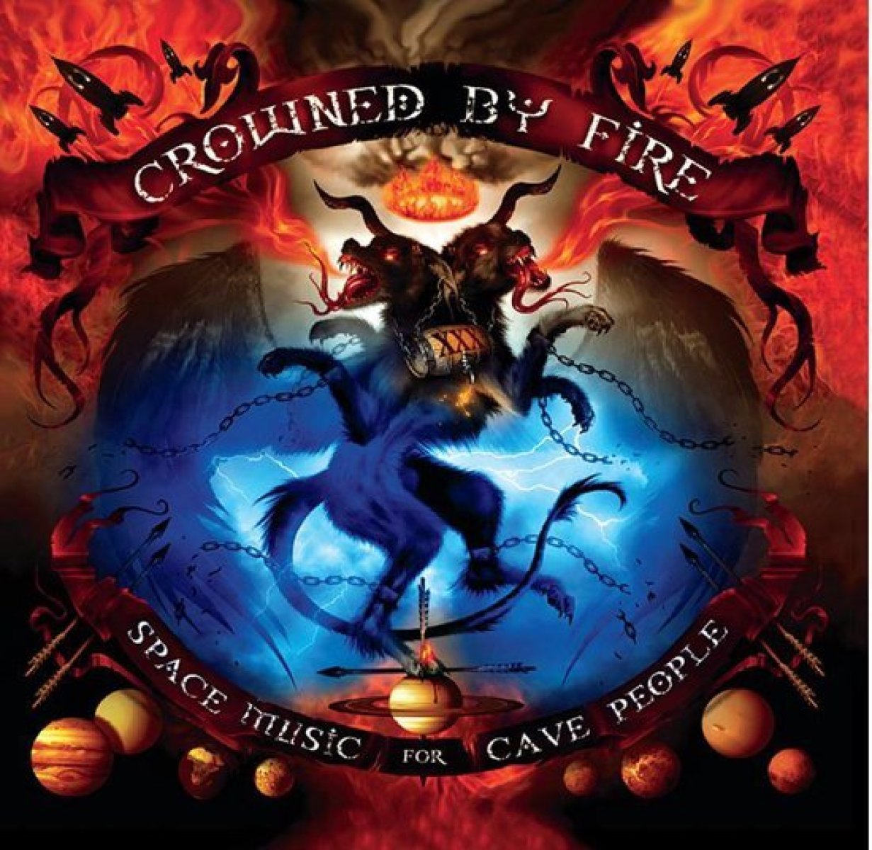 Afbeelding van Crowned By Fire - Space Music For Cave People