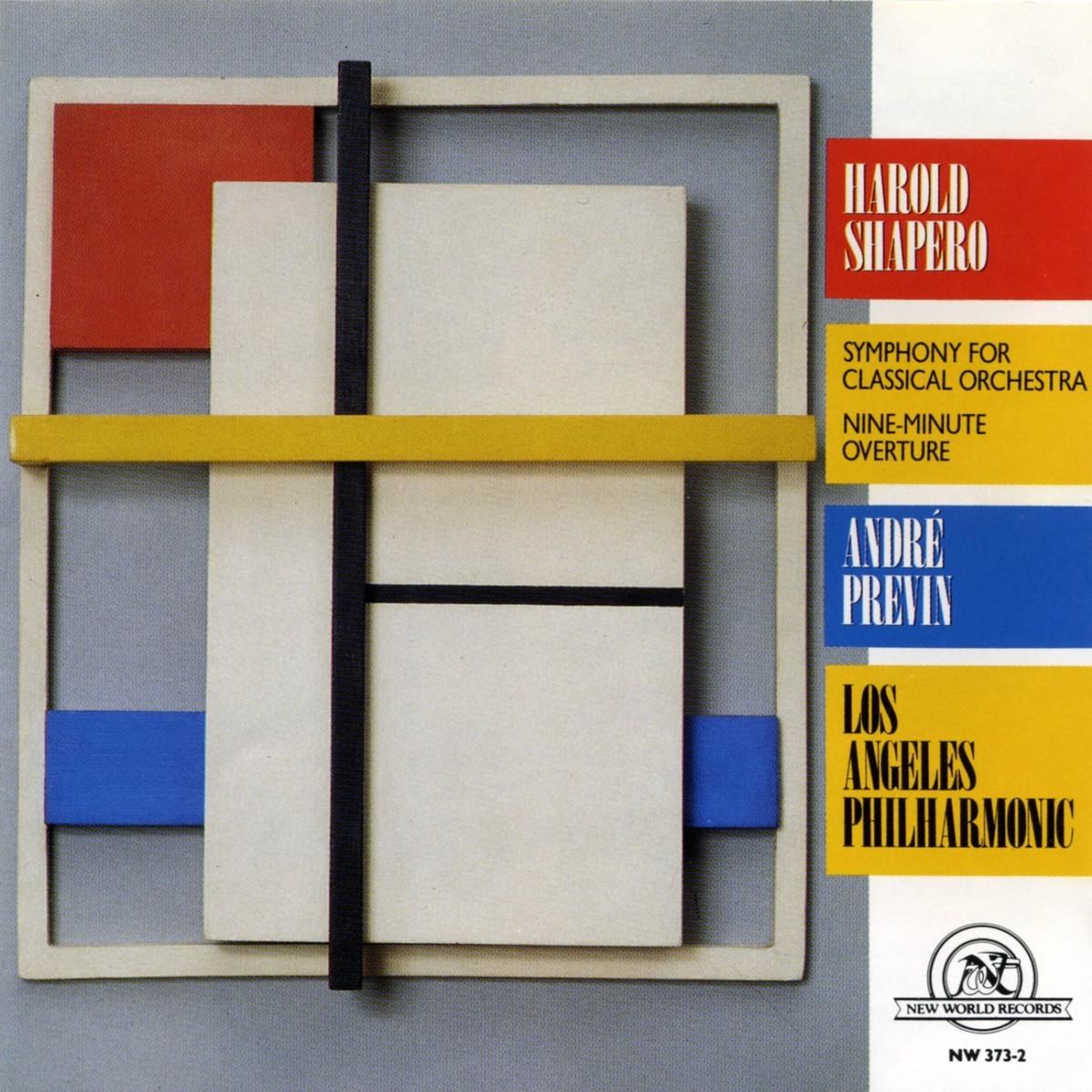 Afbeelding van André Previn, Los Angeles Philharmonic Orchestra - Shapero: Symphony For Classical Orchestra | Nine-Minute Overture