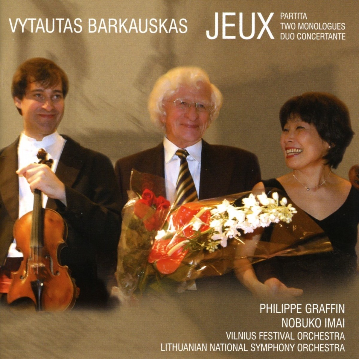 Philipe Graffin, Nobuko Imai, Vilnius Festival Orchestra, Lithuanian National Symphony Orchestra - Barkauskas: Jeux
